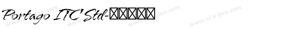 Portago ITC Std字体转换